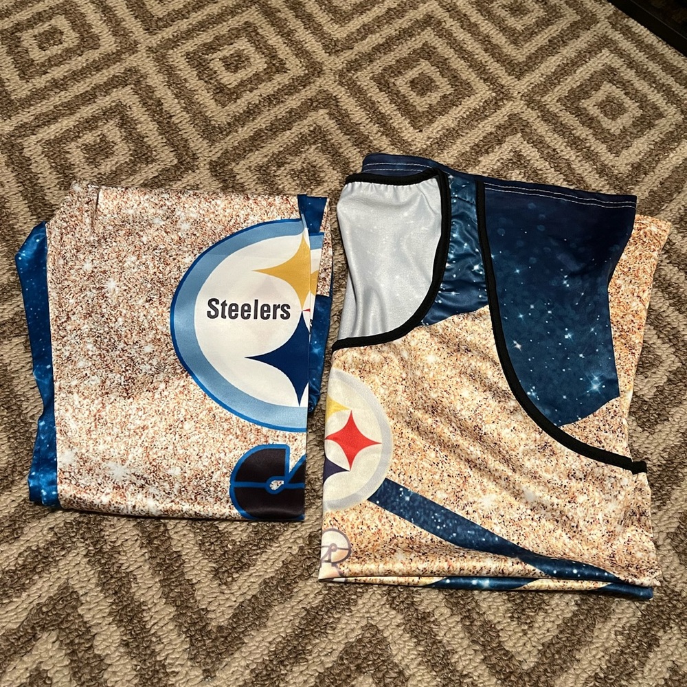 Brand new, never worn Pittsburgh Steelers top and leggings, no brand name